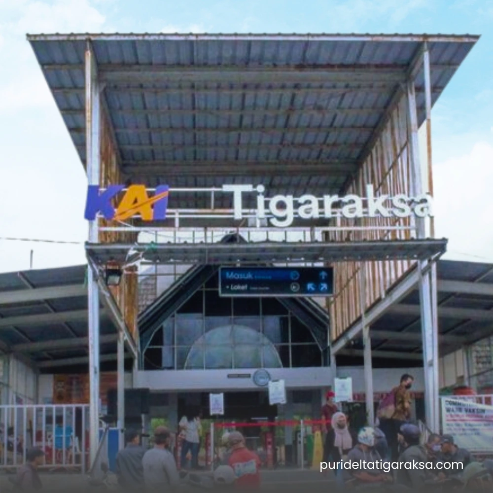 Stasiun KRL Tigaraksa – hanya ±600 meter dari Puri Delta Tigaraksa