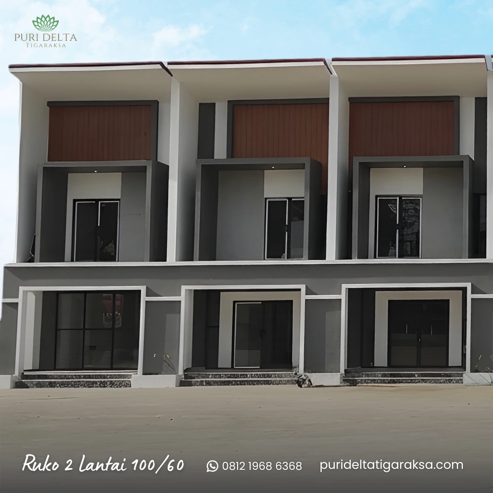 Ruko 2 lantai di Puri Delta Tigaraksa – cocok untuk usaha dan investasi properti Tangerang